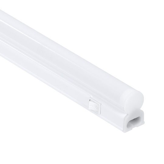 GloboStar Tubo Under-Cabinet LED Light 18W Warm White with Switch L120xD2.2xH3.5cm