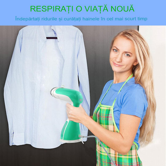 Arvada LC 201 Aparat de călcat cu abur pentru haine de Mână 1500W cu rezervor 300ml Verde