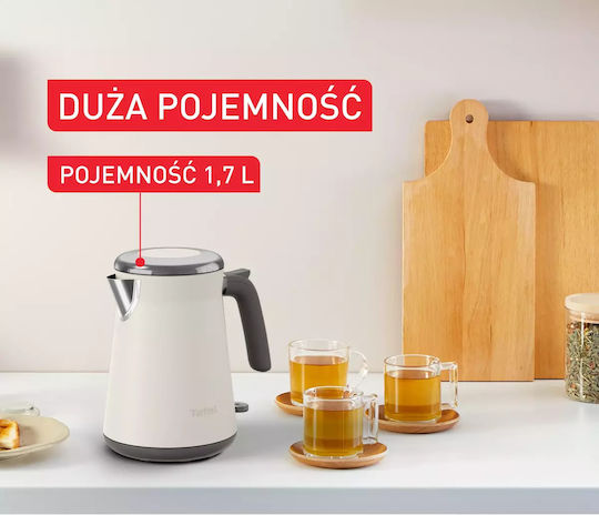 Tefal Kettle 1.7lt 2400W White