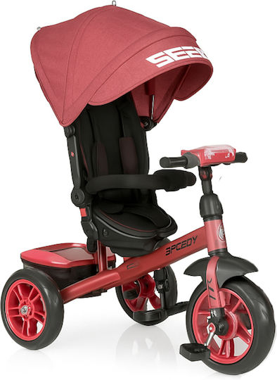Lorelli Speedy 360º Convertible with Parental Handle for 1-3 Years Red