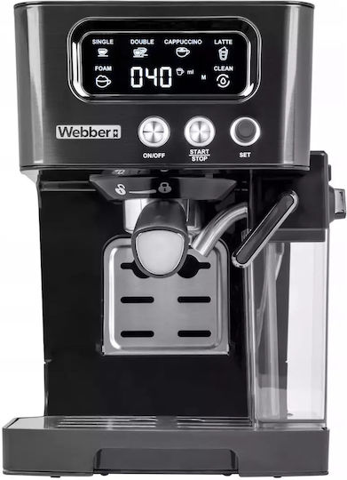 Webber M5 Andes 1450W Налягане 15бар за капучино Черна