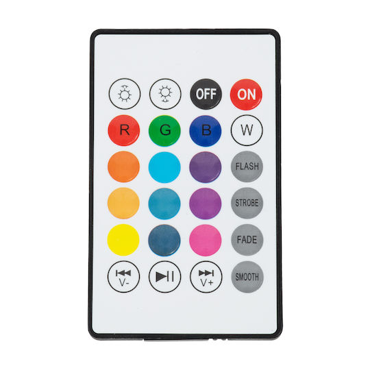GloboStar Smart Lampe Home Happylighting App Mehrfarbig LED 12W für Fassung E27 und Form G95 RGBW 780lm