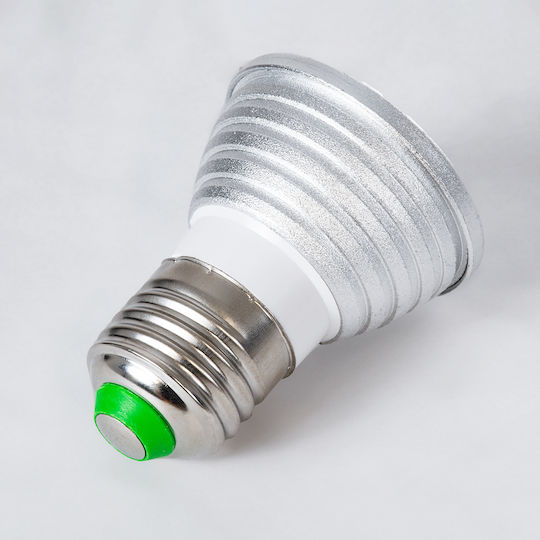 GloboStar Смарт крушка LED 3W за фасунга E27 и форма MR16 RGB 240лм Димируем