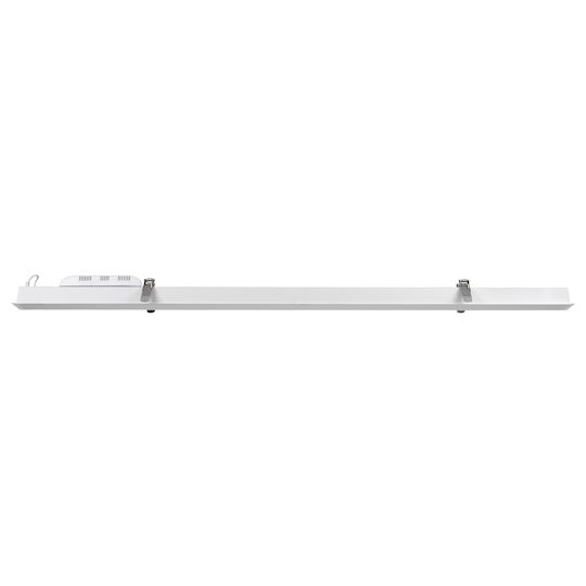 GloboStar Luca LED Kommerzielle lineare Beleuchtung Leuchte Decke 54W Warmes Weiß IP20 mit einstellbarer Helligkeit B121.5xT5xH4cm