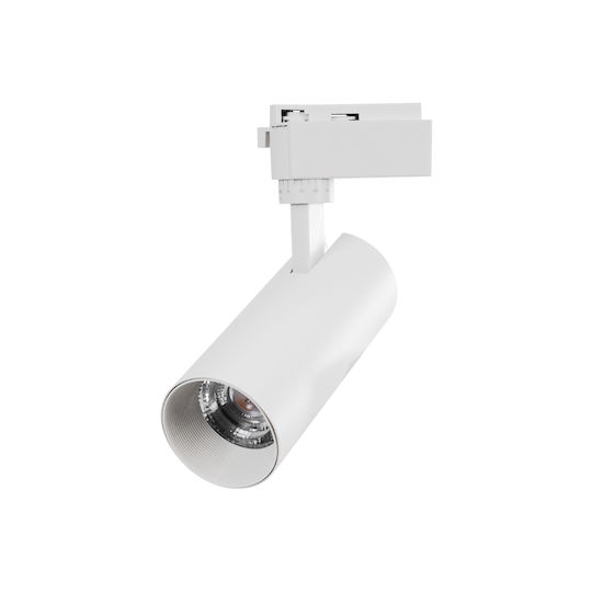 GloboStar Lugano LED Iluminare Liniară Comercială Plafon 20W Alb Cald IP20 L6.5xÎ20cm