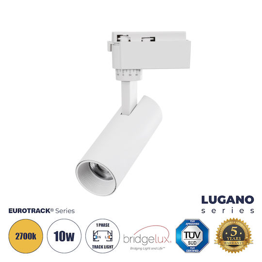 GloboStar Lugano LED Γραμμικό Φωτιστικό Οροφής 10W Θερμό Λευκό IP20 Μ4.5xY18εκ.