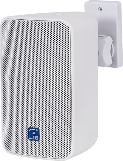 GloboStar Παθητικά Επιτοίχια Ηχεία 80W (Ζεύγος) 17x14x23εκ. Λευκά
