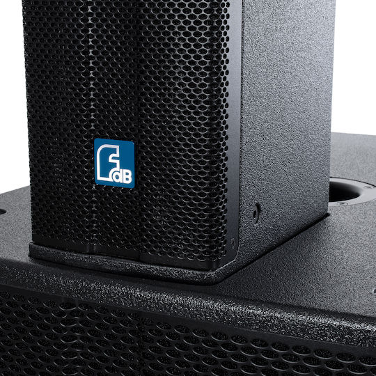 GloboStar 98028 Powered Pair Subwoofer PA 600W 18" 71x70x47.5cm.
