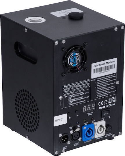 GloboStar Sirens Μηχανή Sparks LED 600W με Ασύρματο Χειριστήριο και Δυνατότητα Σύνδεσης με Κονσόλα Φωτισμού
