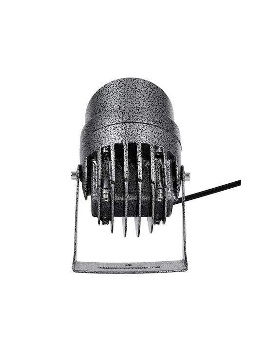 GloboStar Φωτιστικό Προβολάκι LED Εξωτερικού Χώρου 16W με Φυσικό Λευκό Φως IP65 Γκρι