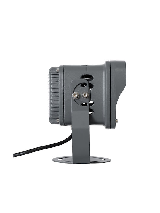 GloboStar Flood-xena Lampă De Podea Pentru Exterior LED Mașină De Spălat Pe Perete 12W Cu Lumină Alb Cald IP65 Portocalie