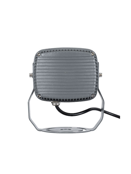 GloboStar Flood-xena Lampă De Podea Pentru Exterior LED Mașină De Spălat Pe Perete 12W Cu Lumină Alb Cald IP65 Portocalie
