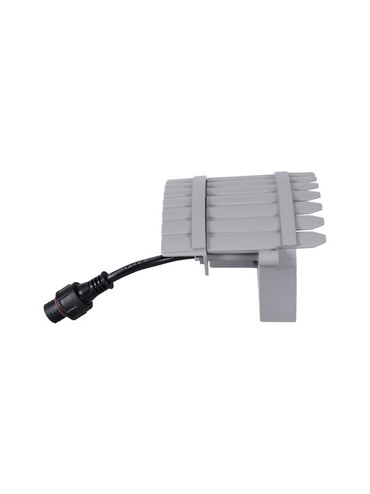 GloboStar Treelight Jina Lampă De Podea Pentru Exterior LED Mașină De Spălat Pe Perete 18W RGBW IP67 Gri