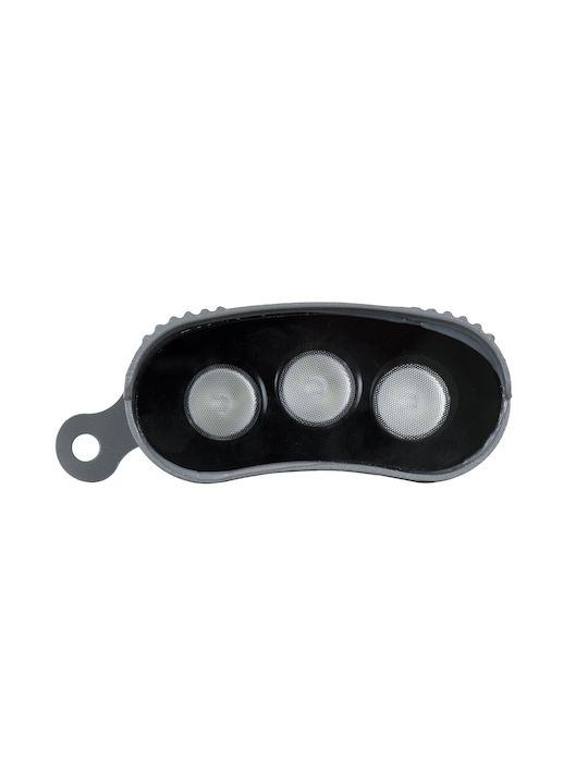 GloboStar Treelight Zina Външна Стояща Лампа LED Стенна Пералня 3W RGBW IP65 Сива