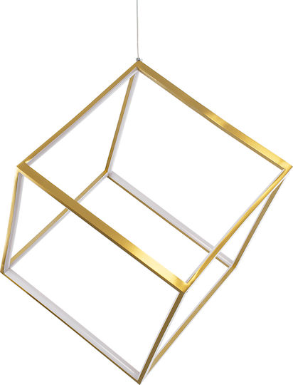 GloboStar Kiboo Hängelampe Gold 40x40x40cm.