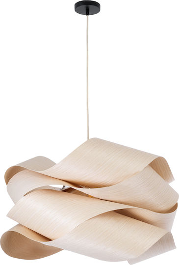 GloboStar Sardigna Ceiling Light Beige Boho Grid with E27 Socket 60x60x30cm