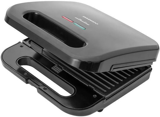 Daewoo Sandwich Maker Grill cu Plăci Detasabile 800W Neagră