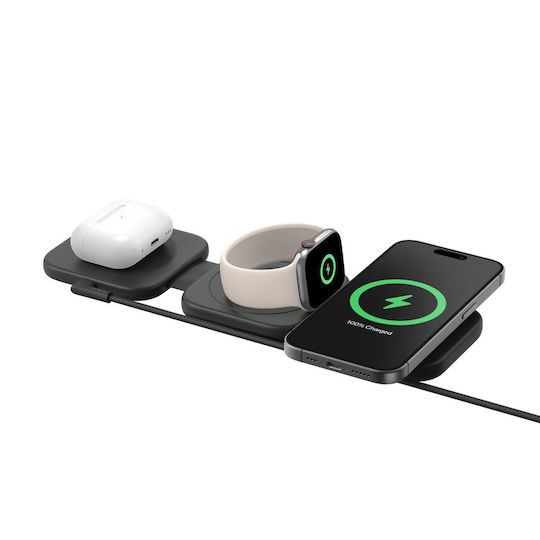 Belkin Ασύρματος Φορτιστής Qi2 Μαύρος (BoostCharge PRO)