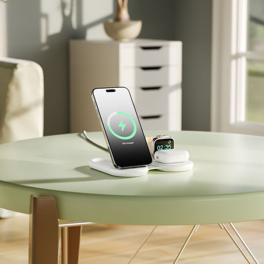 Alogic Kabelloses Ladegerät (Qi Pad) Weißs (PackAway)