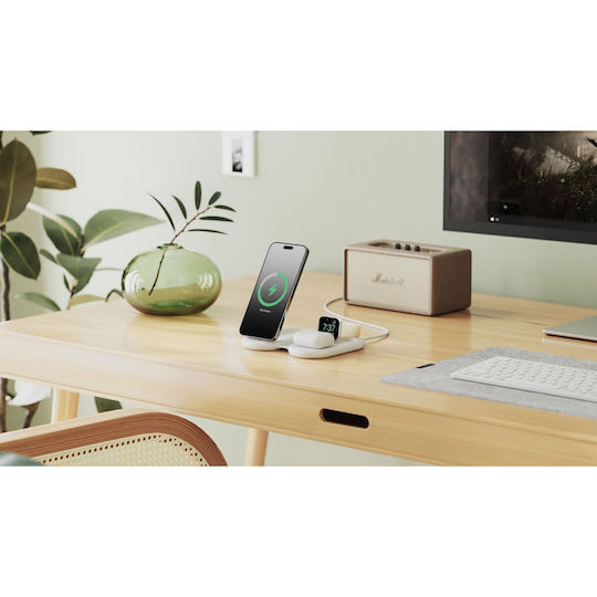 Alogic Kabelloses Ladegerät (Qi Pad) Weißs (PackAway)