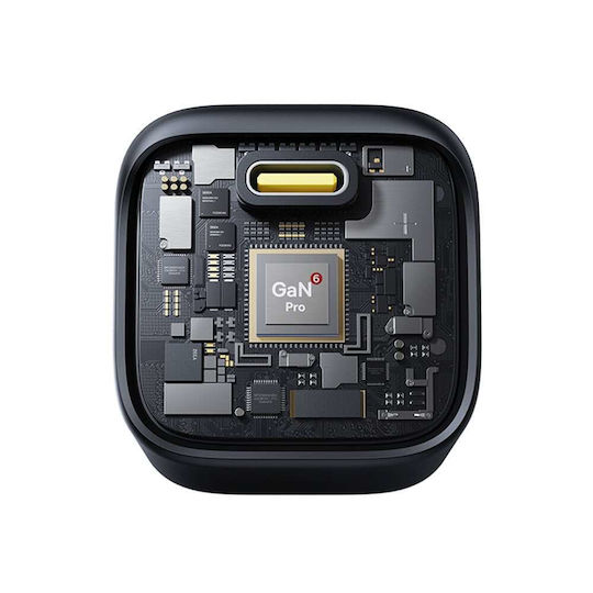 Baseus Φορτιστής Χωρίς Καλώδιο GaN με Θύρα USB-C 45W Power Delivery / Quick Charge 3.0 / SuperCharge Μαύρος (PicoGo)