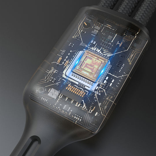 Dudao Ασύρματος Φορτιστής (Qi Pad) και Καλώδιο USB-C 100W Power Delivery Μαύρος (A12Max+)