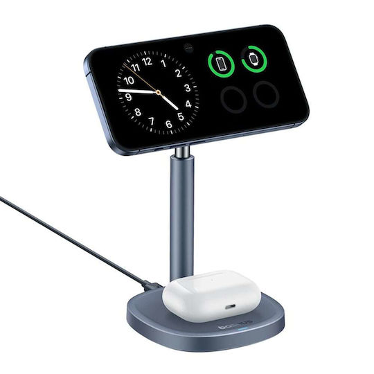 Baseus Φορτιστής Magsafe 20W Γκρι (Orbit 2 Pro)