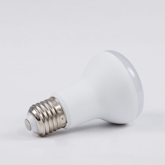 GloboStar LED Bulb 10W 104mm for Socket E27 and Shape R63 Natural White 970lm