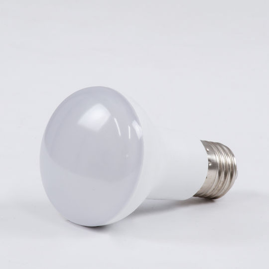 GloboStar LED Bulb 10W 104mm for Socket E27 and Shape R63 Natural White 970lm