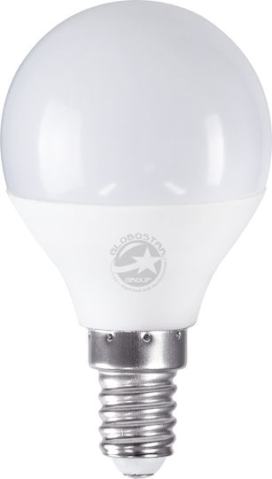 GloboStar LED Bulb 4W 78mm for Socket E14 and Shape G45 Natural White 388lm