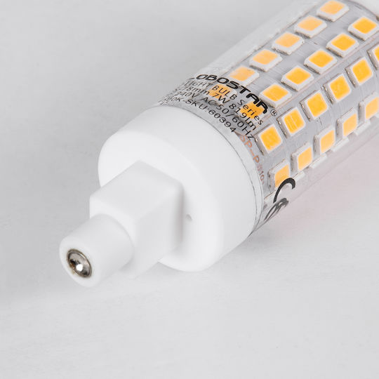 GloboStar Bec LED 7W pentru Soclu R7S și Formă R80 Alb cald 791lm