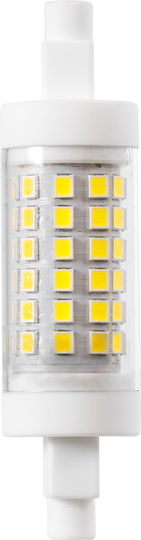 GloboStar LED-Lampe 7W 78mm für Fassung R7S und Form R80 Kühles Weiß 847lm