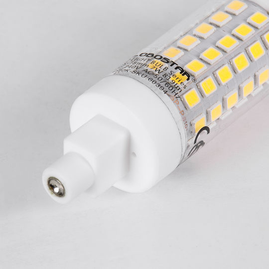 GloboStar LED-Lampe 7W 78mm für Fassung R7S und Form R80 Kühles Weiß 847lm