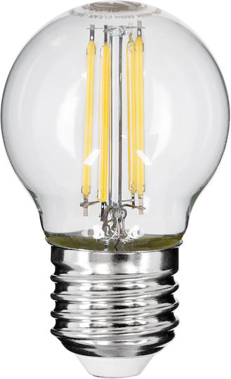 GloboStar LED-Lampe 6W 75mm für Fassung E27 und Form G45 Naturweiß 660lm Dimmbar