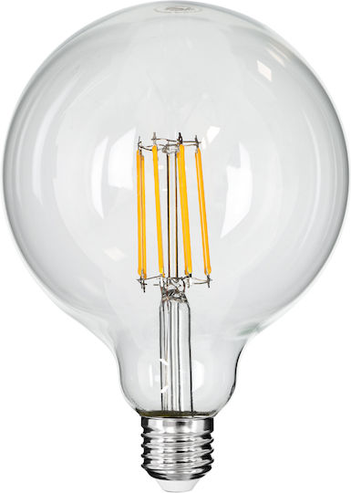 GloboStar Edison Retro LED Bulb 12W 180mm for Socket E27 and Shape G125 Warm White 1320lm Dimmable