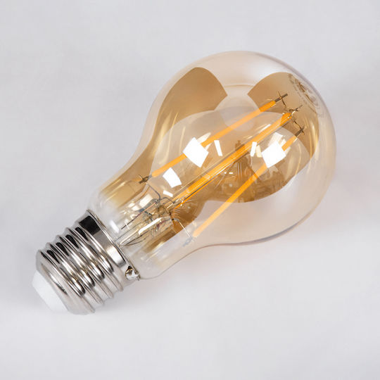 GloboStar Λάμπα LED 8W 105mm για Ντουί E27 και Σχήμα A60 Θερμό Λευκό 840lm Dimmable