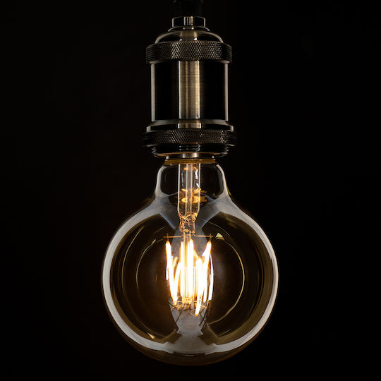 GloboStar LED-Lampe 4W 137mm für Fassung E27 und Form G95 Warmes Weiß 420lm Dimmbar