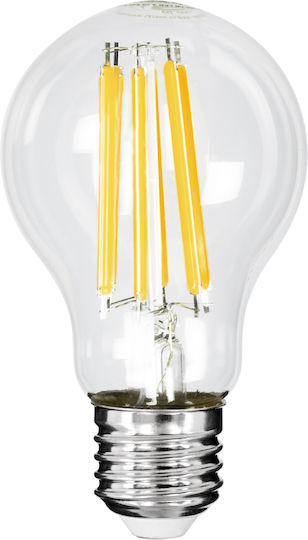 GloboStar Λάμπα LED 7W 110mm για Ντουί E27 και Σχήμα A60 Θερμό Λευκό 1470lm