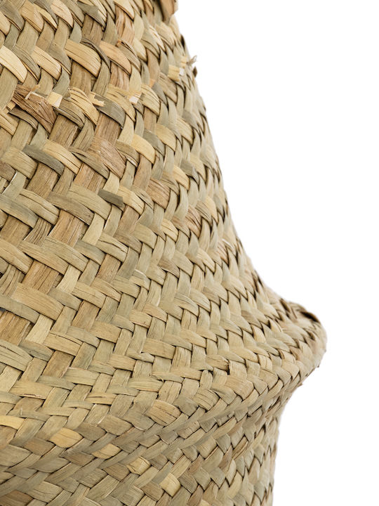 GloboStar Ibiza Planter Wicker Beige 30x30x35cm.