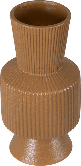 GloboStar Decorative Vase Amalfi Orange 7.5x7.5x20cm
