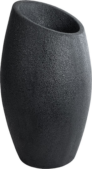GloboStar Artificial Garden Mestre Κασπώ Πολυεστερικό Μαύρο 50x50x90εκ.