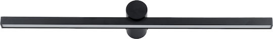 GloboStar Rosa Modern Lamp Bathroom with Integrated LED and Natural White Light Black 60x15x7cm