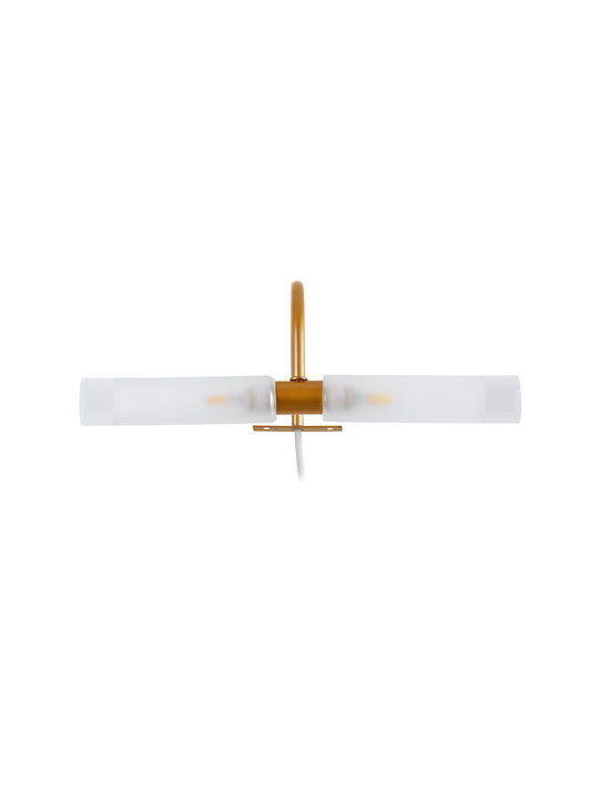 GloboStar Flora Modern Lumină de Baie cu Soclu G9 Cupru 31x12cm