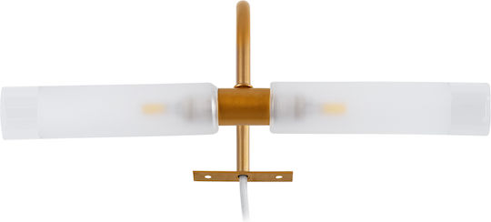 GloboStar Flora Modern Lamp Bathroom with Socket G9 Copper 31x12cm