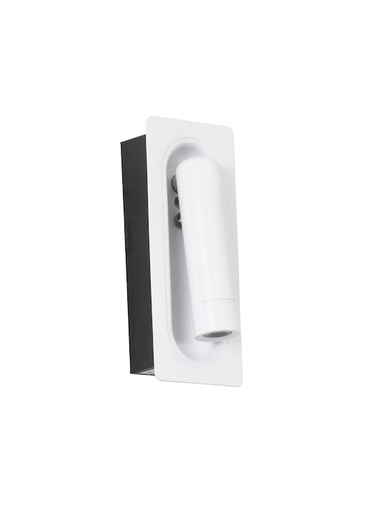 GloboStar Manhattan Modern Leuchte Wand mit Integrierter LED und Neutralweißes Licht 7x17cm