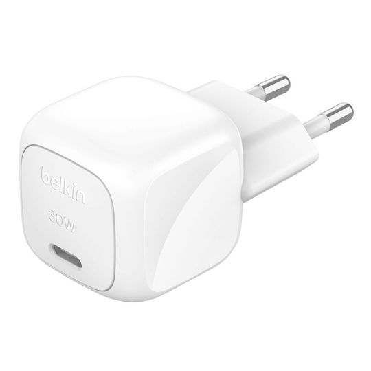 Belkin Φορτιστής Χωρίς Καλώδιο με Θύρα USB-C 30W Power Delivery Λευκός (BoostCharge)