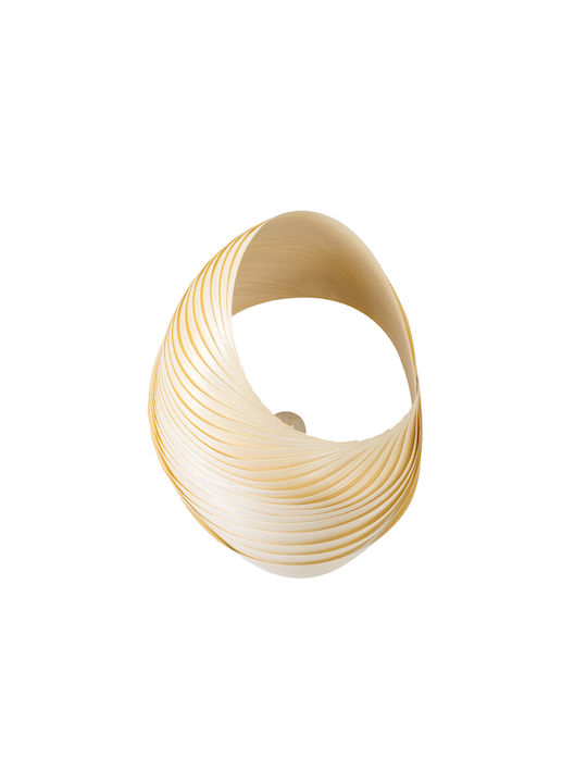 GloboStar Lamp Wall with Socket E27 Beige 22x38cm