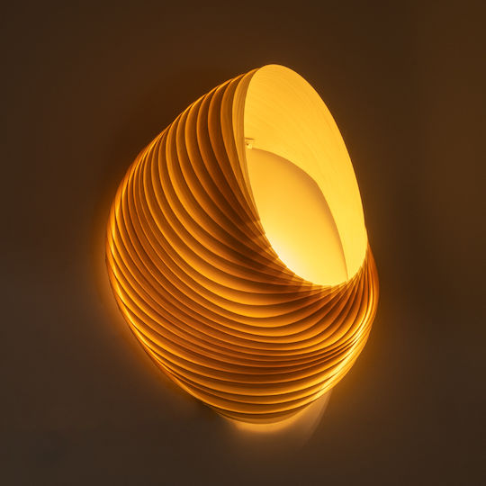GloboStar Lumină de Perete cu Soclu E27 Bej 22x38cm