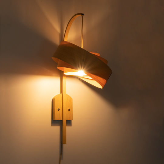 GloboStar Kalama Lumină de Perete cu Soclu E27 Bej 70x70cm