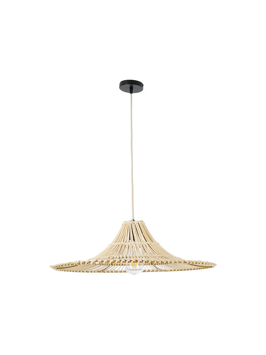 GloboStar Palermo Deckenleuchte Beiges Boho Raster mit Lampenbirnensockel E27 60x60x20cm
